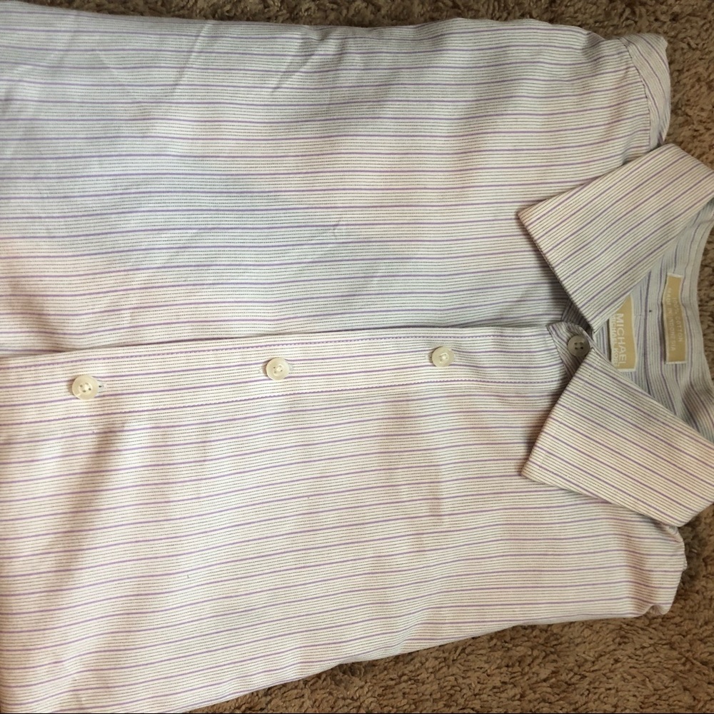 Men’s Michael Kors Striped Button Down Shirt
